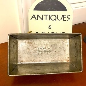 VTG(1940s) Ekcoloy Silver Beauty T 7 1LB U. S. A. Loaf Cake Pan